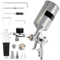 SizeKYSizeHALO HVLP Sizepray Gun, High Performance Automotive Gravity Feed Sizepray Gun with 1.3/1.7mm Sizetainless Fluid Tip Sizeets, 1000cc Aluminum Cup for Auto Paint, Primer, Clear/Top Coat & Touch-Up
