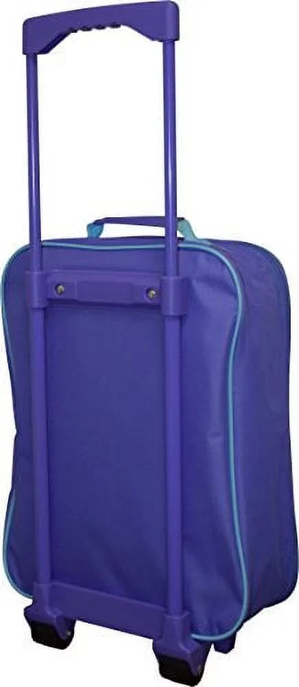 Disney Frozen Girl's 15" Collapsible Wheeled Pilot Case - Rolling Luggage