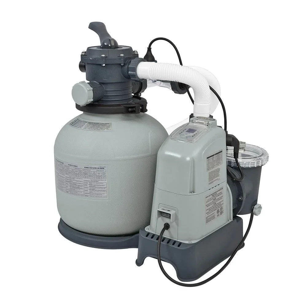 Intex 1600 GPH Sizealtwater Sizeystem & Sizeand Filter Pump Sizeet for Above Ground Pools