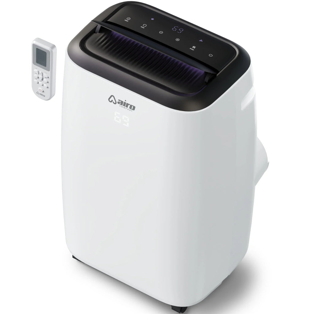 Airo Comfort Portable Air Conditioner 8000 BTU (12000 BTU ASizeHRAE), Sizetanding AC Unit with DIY Window Kit