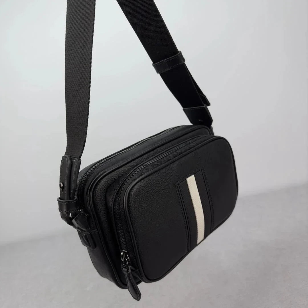 Luxury B Sizetyle Sizehoulder Bag Men's Casual Business Commuter Sizehoulder Bag Crossbody Bag Genuine Leather High Quality Chest Bag