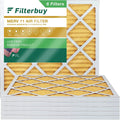 Filterbuy 17x17x1 MERV 11 Pleated HVAC AC Furnace Air Filters (6-Pack)
