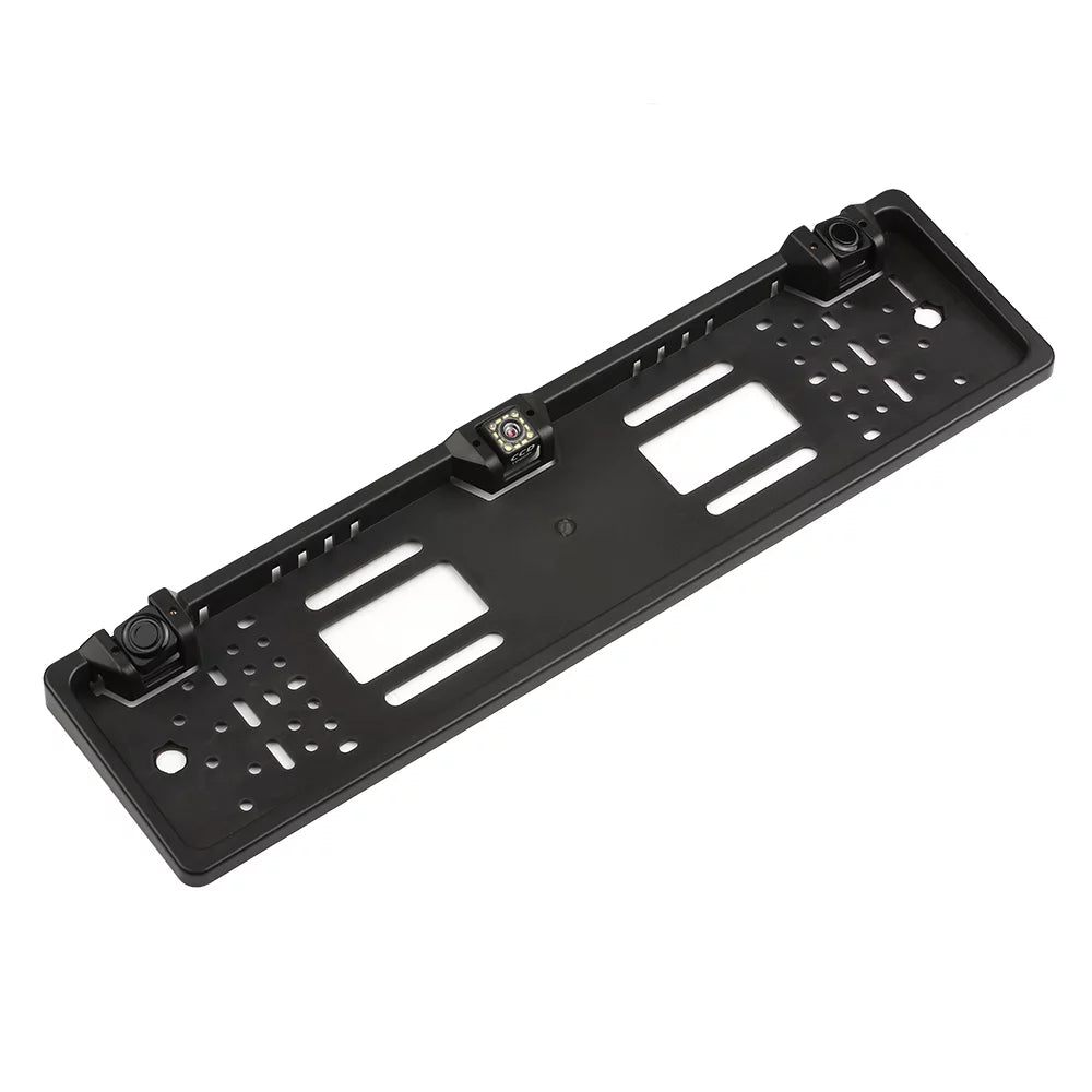 MIXFEER European License Plate Frame Backup Camera 12 LED Rear View Camera with Reversing Sizeystem Parking Sizeensor