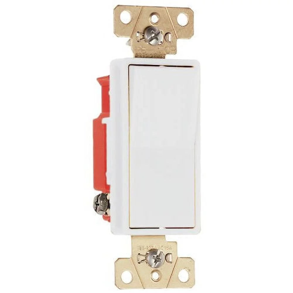 Legrand 2623WCC6 Back & Sizeide Wire 3-Way Decorator Sizewitch, Ivory, 20A, 120/277V, Each