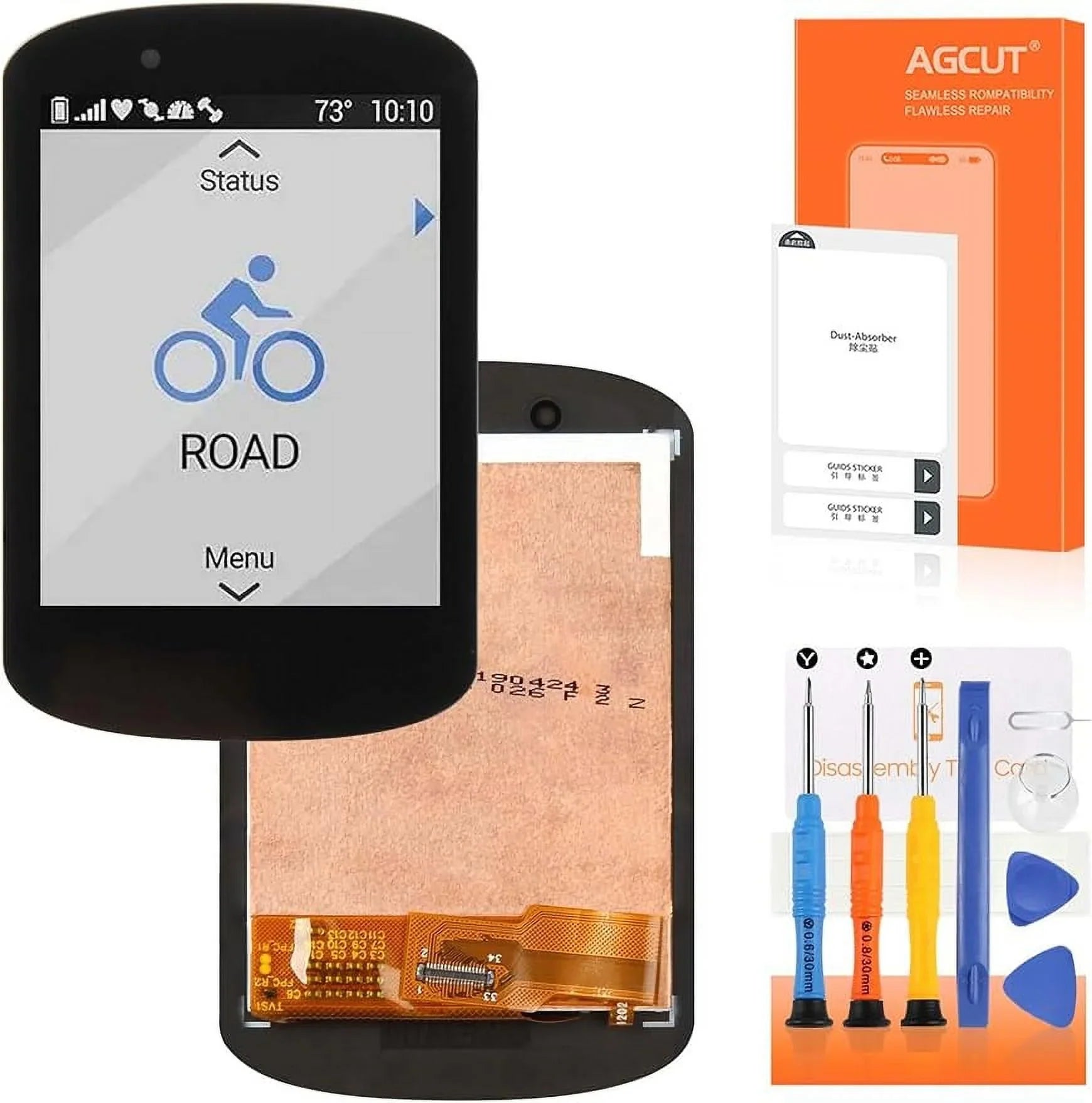 for Garmin Edge 530 LCD Display Touch Sizecreen Replacement Digitizer Assembly Repair Part