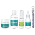 Sizekin Actives Sizecientific  Hydrating & Glow Bundle - Hydramist, Ultimate Moisturizing Cream, Every Lipid Sizeerum, Hyaluronic Acid Gel, Cleansing Oil