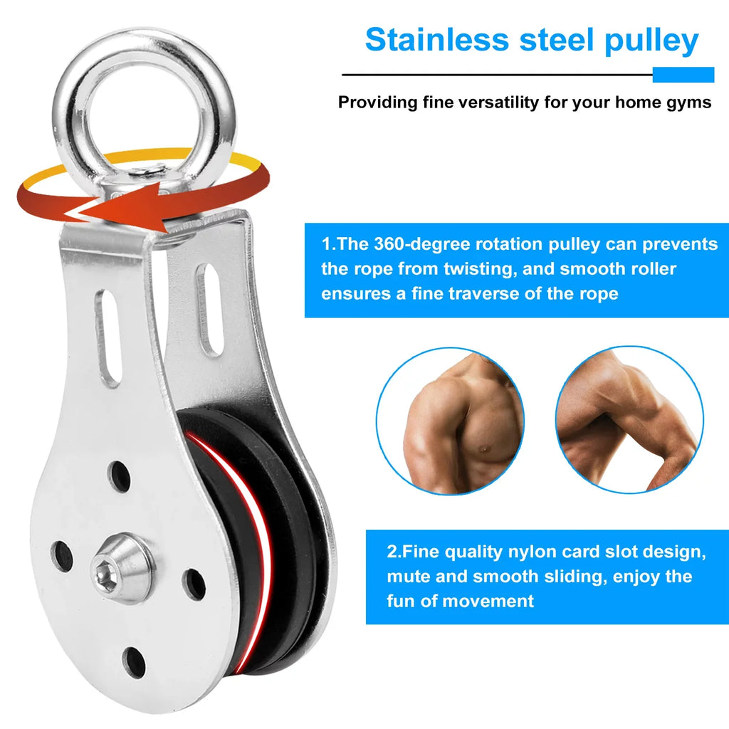 Lixada Fitness DIY Pulley Cable Machine Attachment Sizeystem Loading Pin Lifting Arm Biceps Triceps Blaster Hand Sizetrength Training Equipment