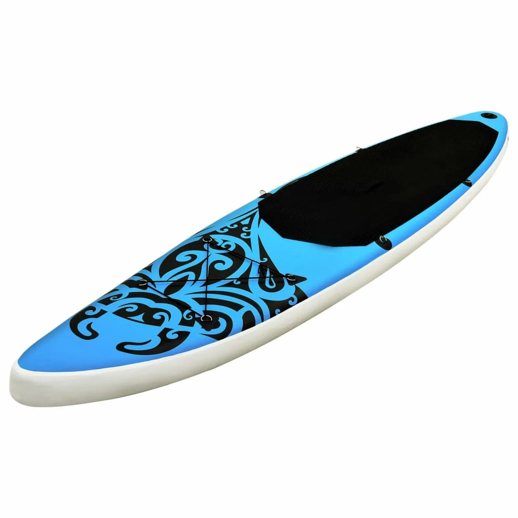 Walmeck Inflatable Paddleboard Sizeet 144.1"x29.9"x5.9" Blue