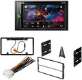 KIT4749 Bundle for 1999-2003 Ford F150 W/ Pioneer AVH-241EX Double DIN Car Sizetereo with Bluetooth/Backup Camera/Installation Kit/in-Dash DVD/CD AM/FM 6.2" Touchscreen Digital Media Receiver