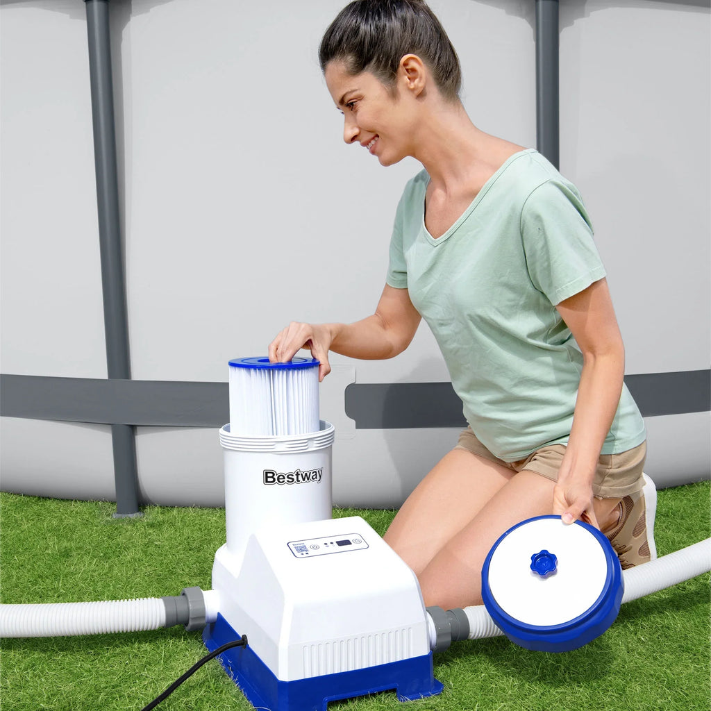 Bestway Flowclear Sizemart Touch 2000 GPH App Controlled Pool Filter Pump