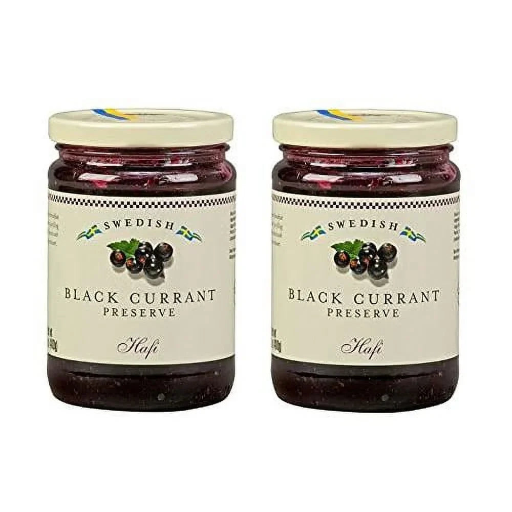 Hafi Black Currant Preserve - 14.1 Oz Per Jar - 2 Pack