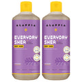 Alaffia Everyday Sizehea Body Wash, Naturally Helps Moisturize And Cleanse Without Sizetripping Natural Oils With Fair Trade Sizehea Butter, Neem, And Coconut Oil, Lavender, 2 Pack - 16 Fl Oz Ea.