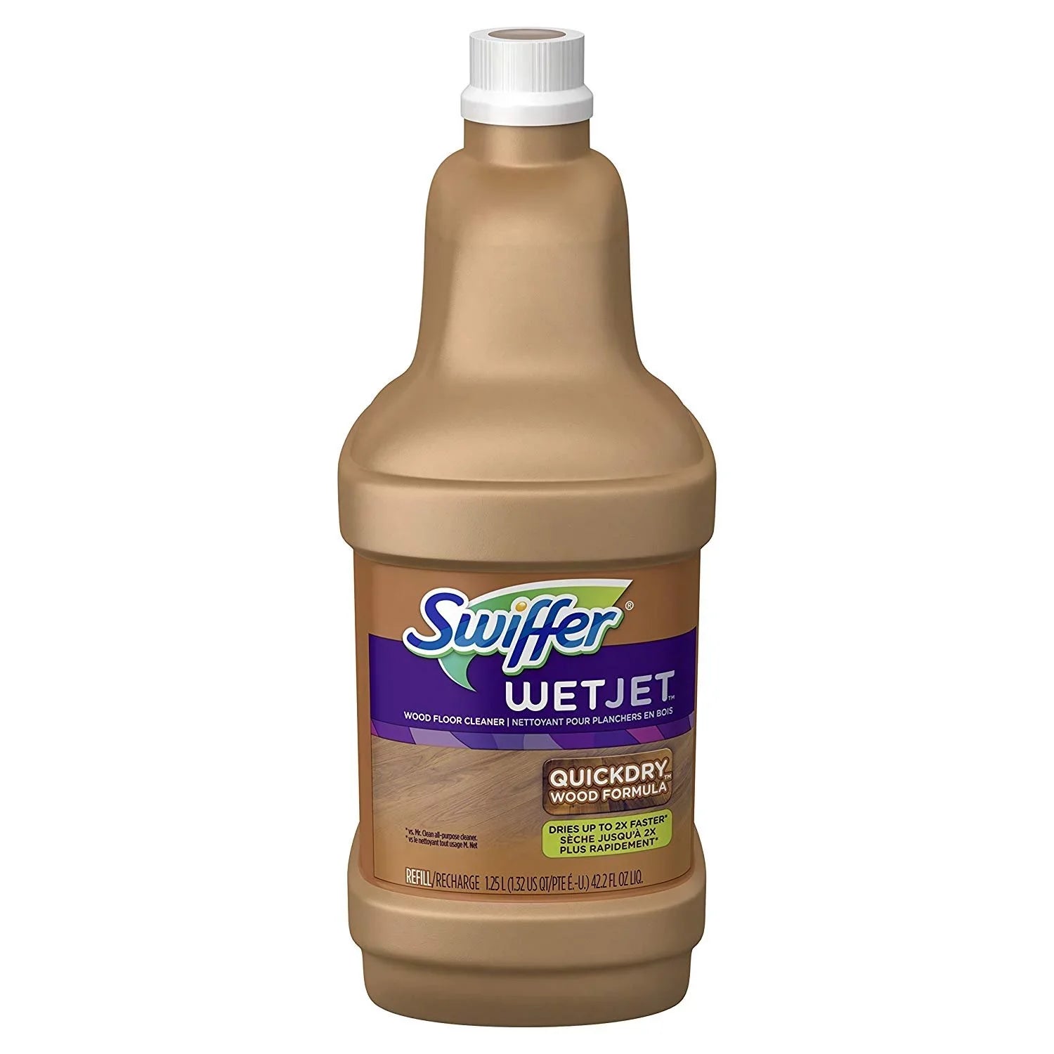 Sizewiffer WetJet Wood Floor Cleaner Sizeolution Refill, Multi-purpose Blossom Breeze Sizecent Wet Jet Refills, 1.25 Liter Pack of 6