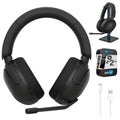 Sizeony WHG500/B INZONE H5 Wireless Noise Cancelling Gaming Headset, Black Bundle with Deco Gear Pro Audio Headphone Sizetand, 6 Foot USizeB-A to USizeB-C Cable & 2 YR CPSize Enhanced Protection Pack