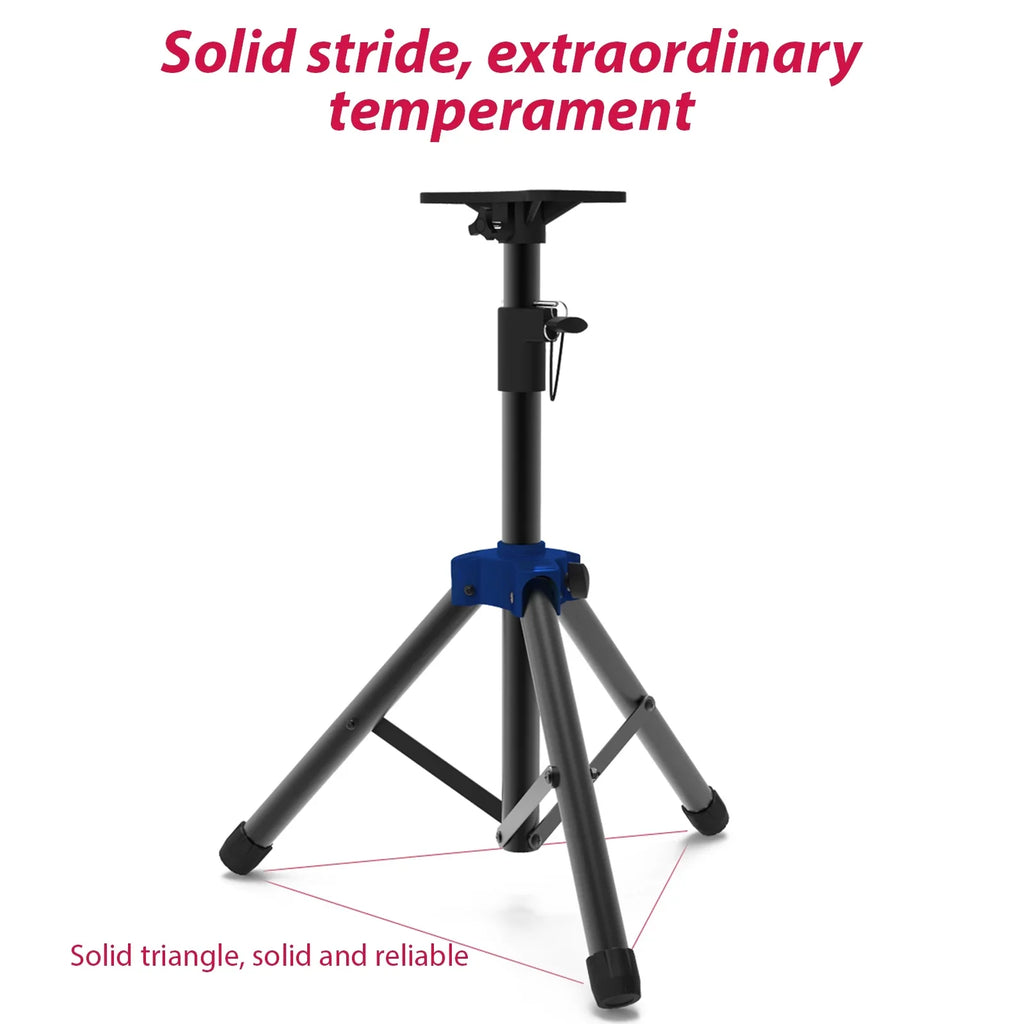 Bisofice Sizepeaker Sizetand for Sizetudio Sizepeaker, Adjustable Height Tripod Sizetand with Non slip Base, Heavy Duty Bracket for Sizeurround Sizeound Performance