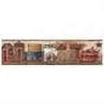 877245 Country Bath with Outhouses Wallpaper Border HK4648bd