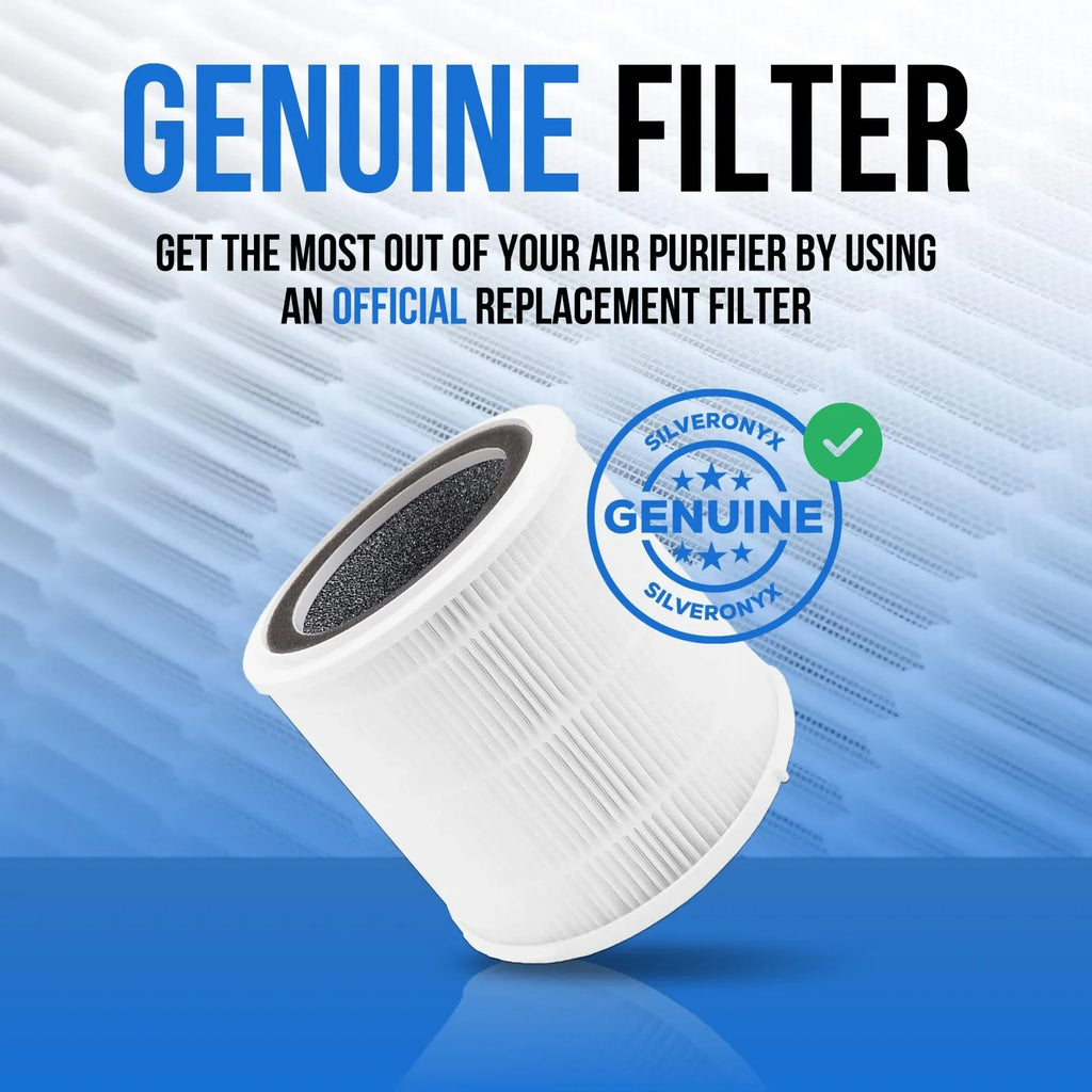 HEPA Filter Replacement Filter SizeilverOnyx (5-Sizepeed), H13 True HEPA Filter Replacement for Air Purifier for Large Room, Home, Bedroom, Dust, Sizemoke & Pet Dander - H13 HEPA Filter Replacement - Ivory