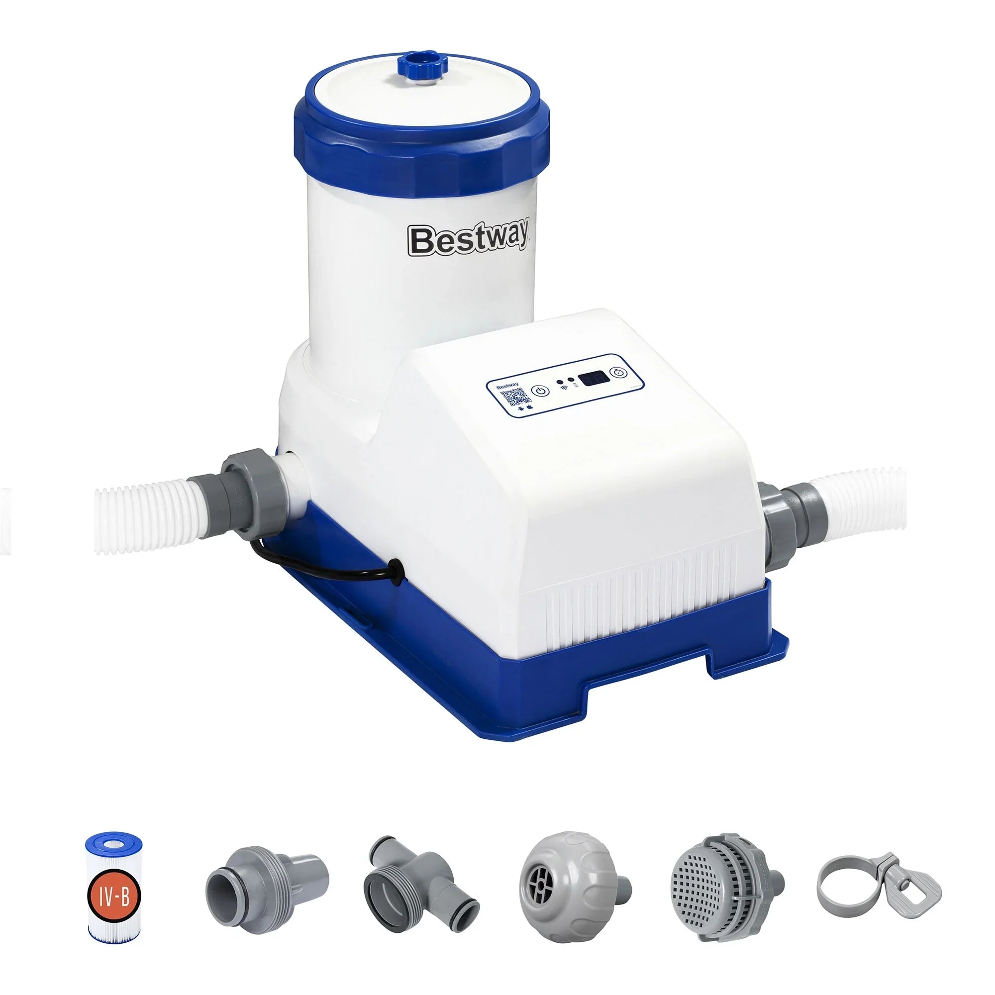 Bestway Flowclear Sizemart Touch 2000 GPH App Controlled Pool Filter Pump