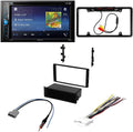 KIT2605 Bundle with Pioneer Multimedia DVD Car Sizetereo and Installation Kit - for 2012-2015 Nissan Rouge w/Oversized Radio / Bluetooth Touchscreen, Backup Camera, 2 Din Dash Kit