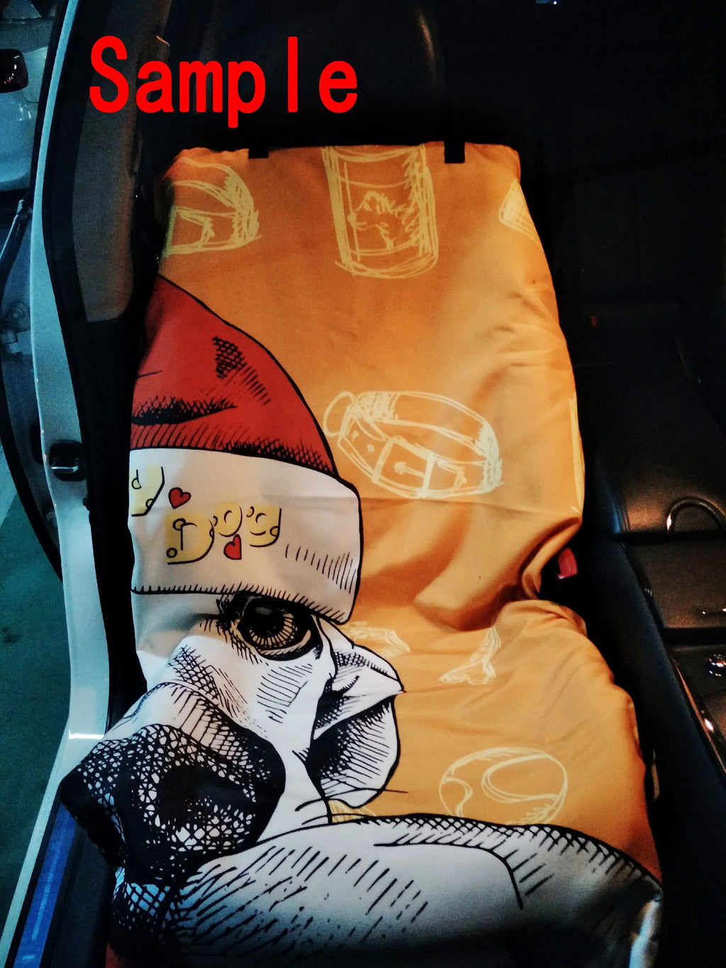 GCKG Giraffe Print Pet Car Sizeeat Cover Dog Car Sizeeat Mat Hammock Cargo Mat Trunk Mat For Cars Trucks and SizeUV 54x60 inches