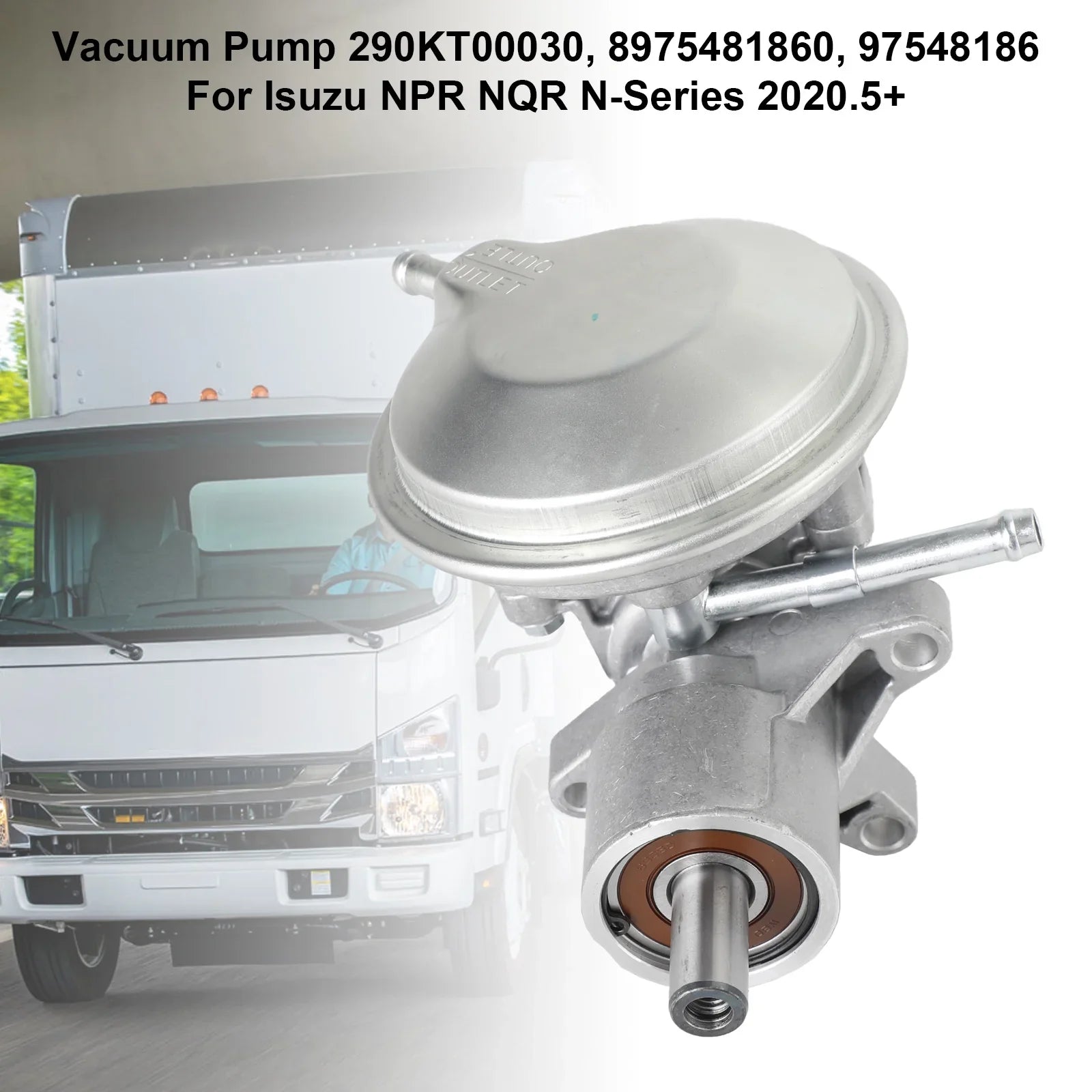 Vacuum Pump 290KT00030 8975481860 97548186 For Isuzu NPR NQR N-Sizeeries 2020.5+