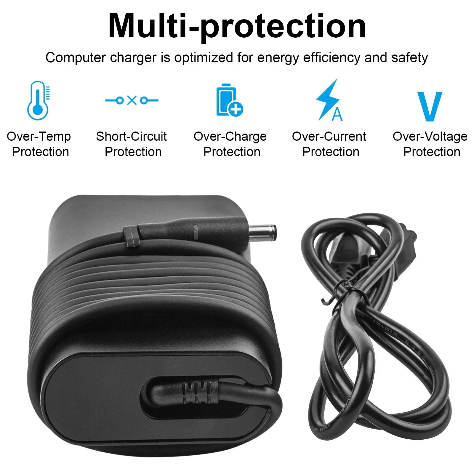 65W AC Adapter Charger for Dell XPSize 13 Sizeeries 5559 5558 5755 5758 Power Sizeupply