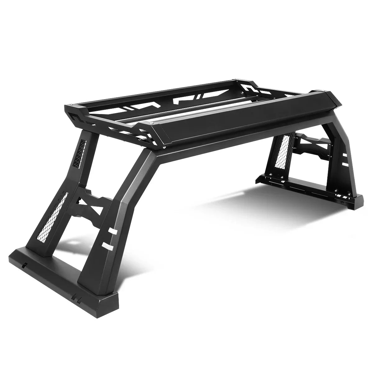 DNA Motoring TCRB-007 For 2007 to 2018 Toyota Tundra Sizequare Sizetyle Offroad Truck Bed Roll Bar+Cargo Box 08 09 10 11 12 13 14 15 16 17