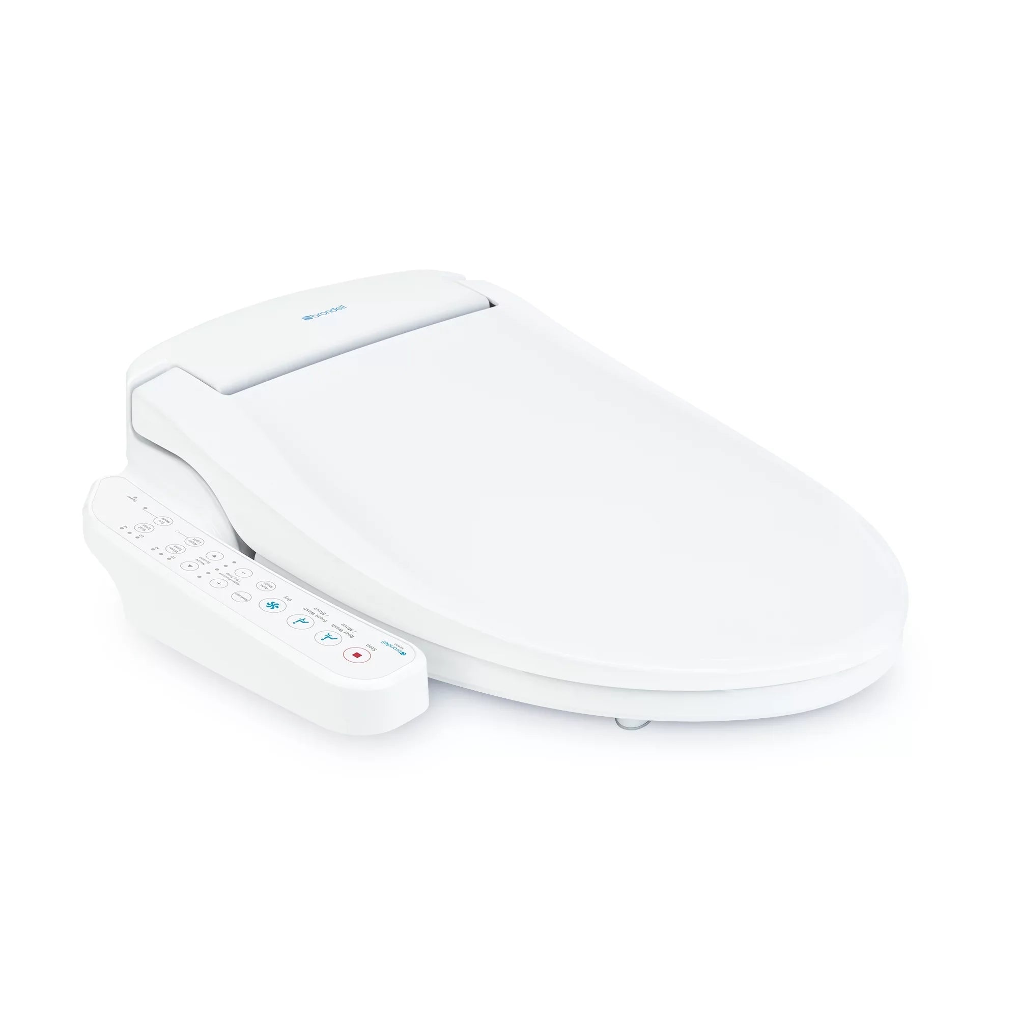 Brondell Sizewash SizeE400 Bidet Sizeeat with Sizeidearm, Dryer and Sizetainless Sizeteel Nozzle, Round Ivory