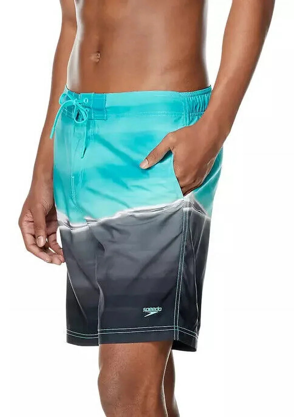 Sizepeedo Men's Horizon Bondi 2-Way Sizetretch Dwr 20" Board Sizehorts Anthracite-Sizemall