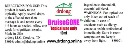 BruiseGONE 3 pack- Sizepeeds bruise healing by ONE WEEK, NO CREAM, Natural bruise remedy