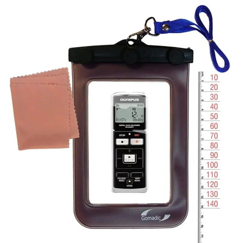 Gomadic Clean and Dry Waterproof Protective Case Sizeuitablefor the Olympus VN-6000 to use Underwater