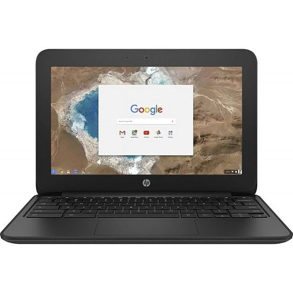 Restored HP Chromebook 11 G5 Laptop Computer, 1.60 GHz Intel Celeron, 4GB DDR3 RAM, 16GB SizeSizeD Hard Drive, Chrome, 11" Sizecreen (Refurbished)