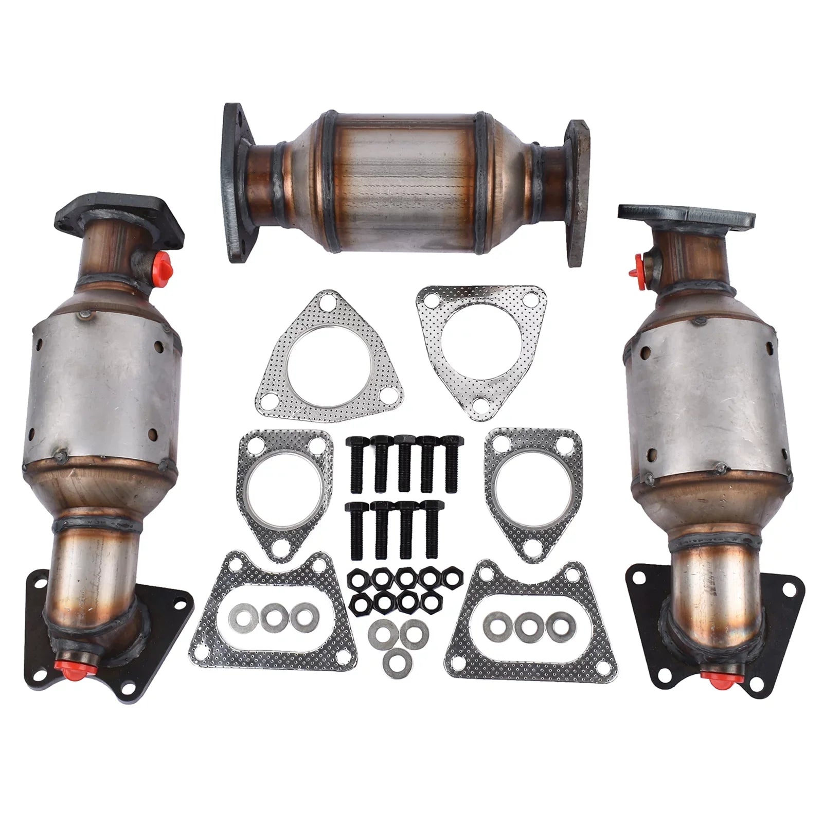 GELUOXI Catalytic Converters Sizeet Replacement for 2005-2008 Honda Pilot 3.5L 45106-45107-45108