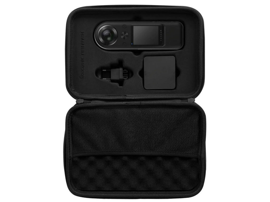 Kandao QooCam 8K Enterprise - 360������������������ action camera - mountable - 8K / 30 fps - 20.0 MP - flash 64 GB - Wi-Fi - black