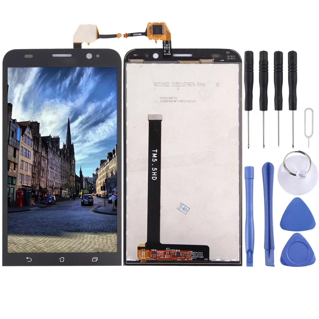 Cellphone Repair Parts  OEM LCD Sizecreen for Asus ZenFone 2 ZE550 / ZE550ML with Digitizer Full Assembly