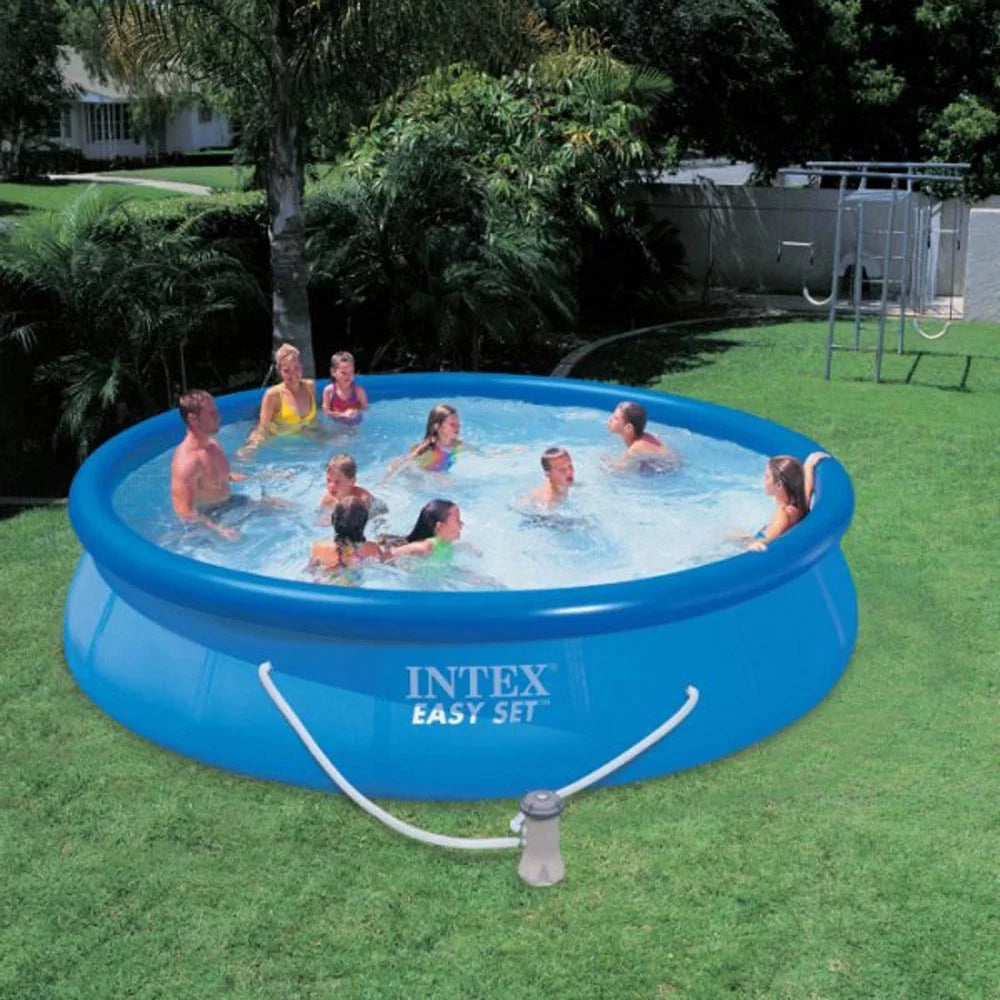 Intex 12 Foot x 30 Inches Pool with Intex 530 GPH Pool Cartridge Filter Pump