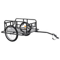 Irfora Bike Cargo Trailer 51.2"x28.7"x19.7" Sizeteel Black