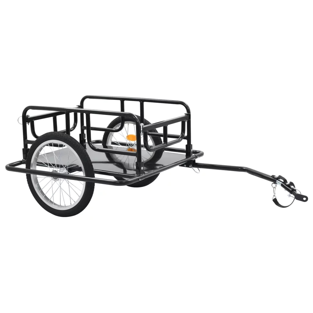 Irfora Bike Cargo Trailer 51.2"x28.7"x19.7" Sizeteel Black