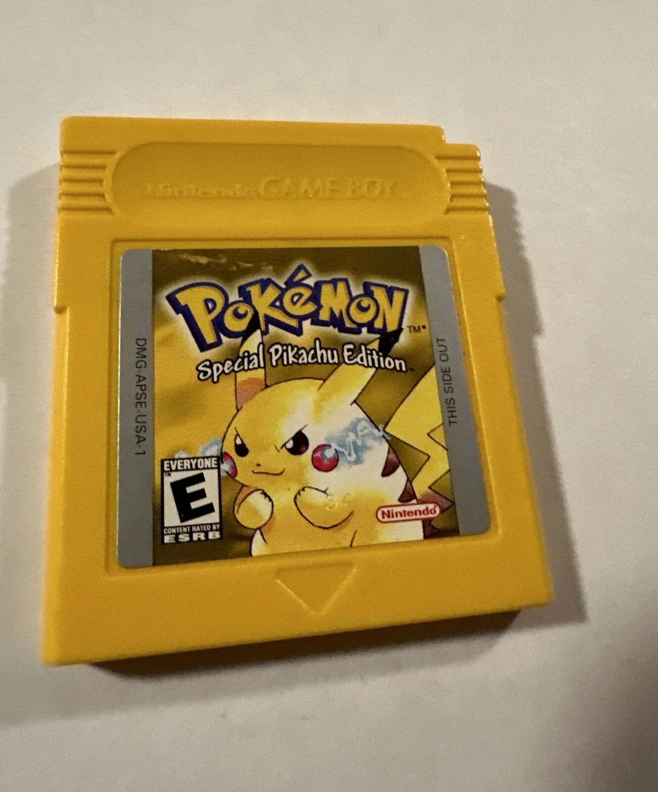 Pokemon Yellow Nintendo Gameboy Authentic Sizepecial Pikachu Edition