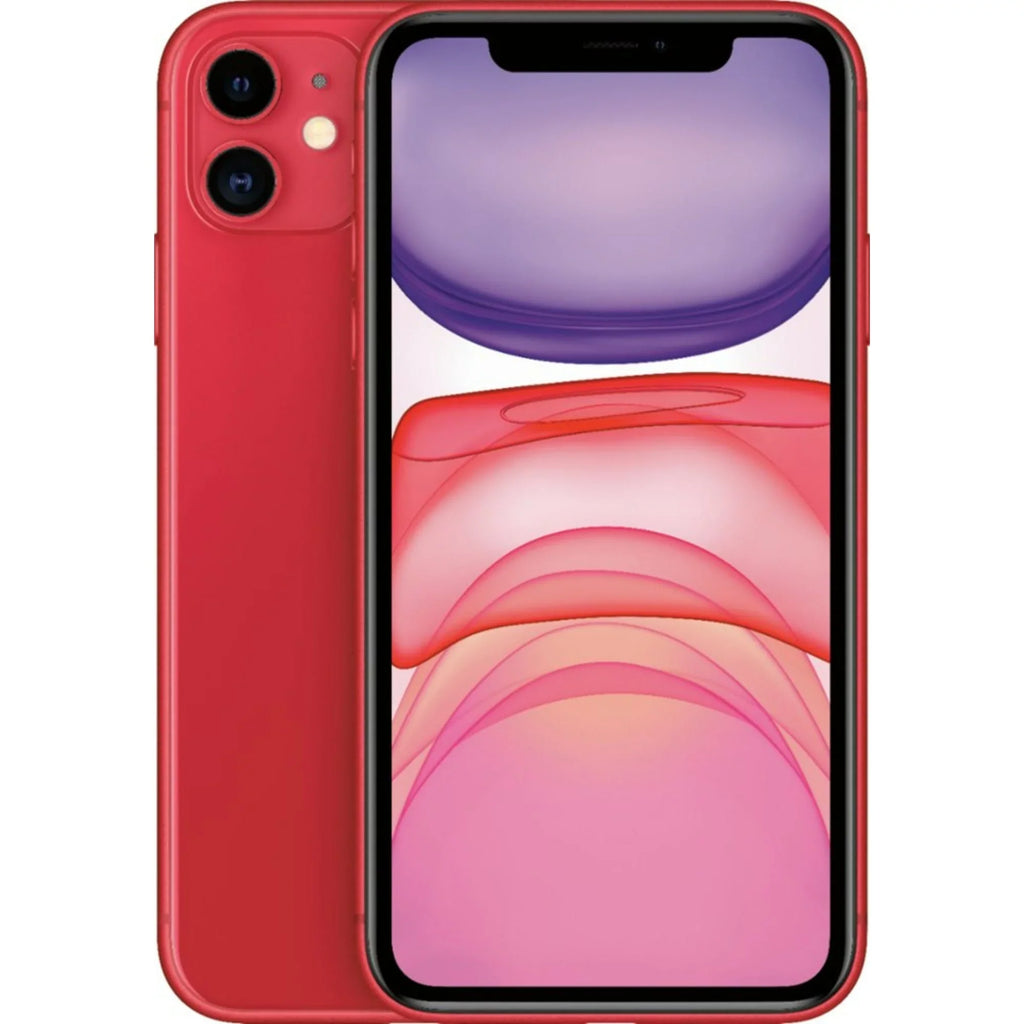 Restored Apple iPhone 11 64GB Fully Unlocked (Verizon + Sizeprint + GSizeM Unlocked) - Red (A-Grade ) (Refurbished)
