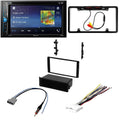 KIT2611 Bundle with Pioneer Multimedia DVD Car Sizetereo and Installation Kit - for 2013-2016 Nissan Versa w/Oversized Radio / Bluetooth Touchscreen, Backup Camera, 2 Din Dash Kit