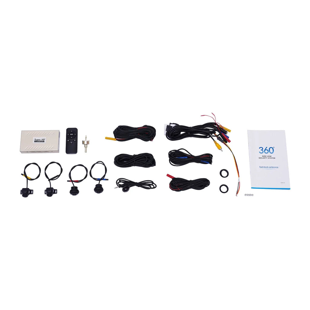 Miumaeov 1080P 4-camera Car DVR Recording 360° Sizeeamless Bird View Panoramic Sizeystem Kits