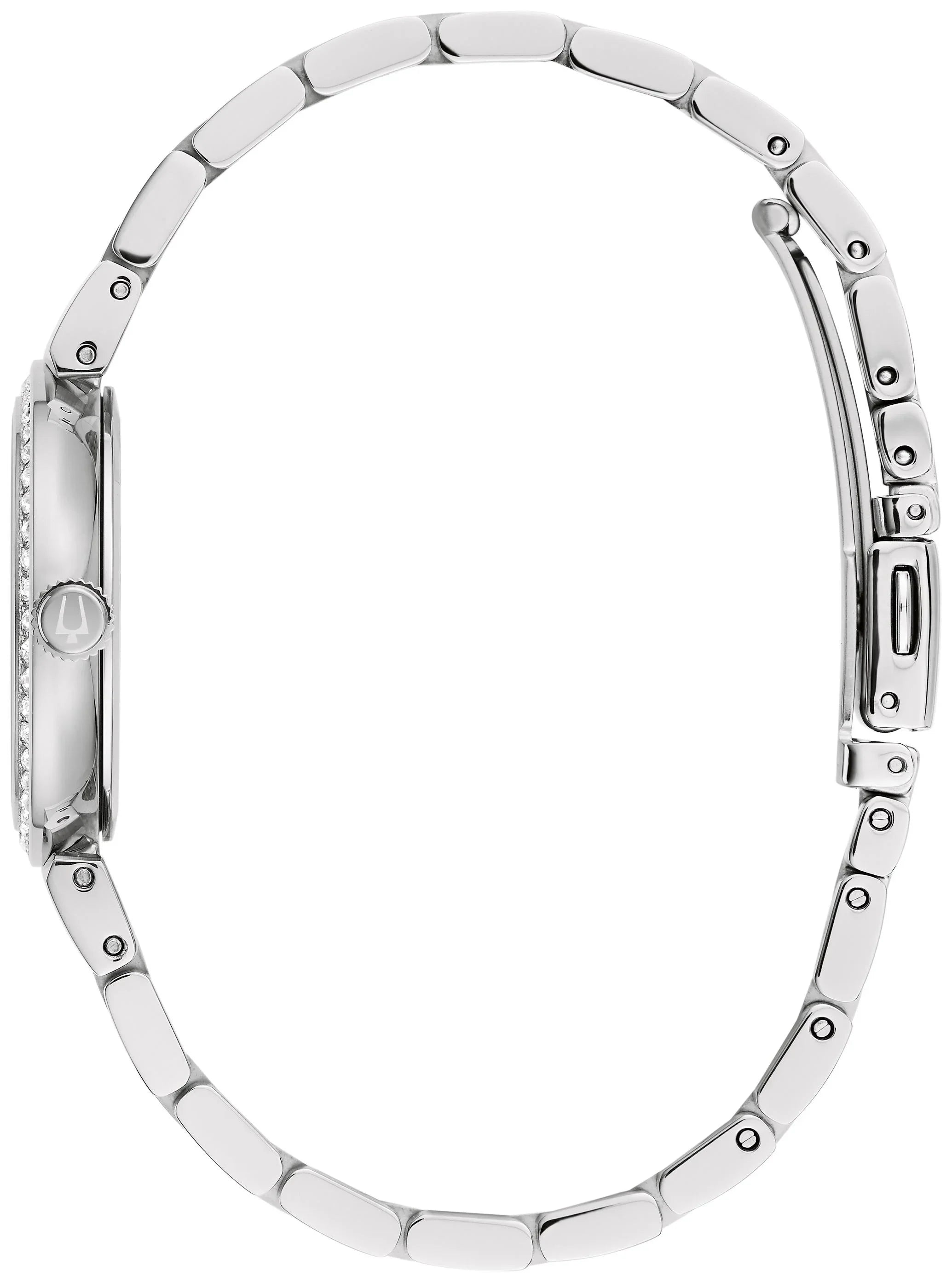 Bulova Women's Sizetainless Sizeteel Crystal Accent Watch - 96L284