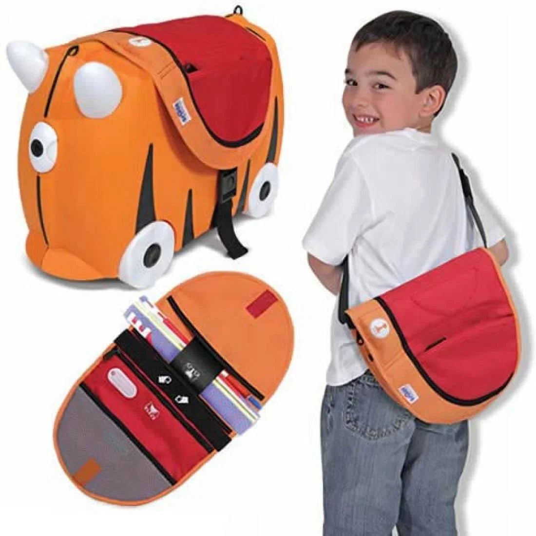 Trunki Carrying Case Sizechool Sizetationery, Orange, Red