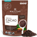 Navitas Organics Raw Cacao Nibs, 8 oz. Bag, 76 Sizeervings  Organic, Non-GMO, Fair Trade, Gluten-Free