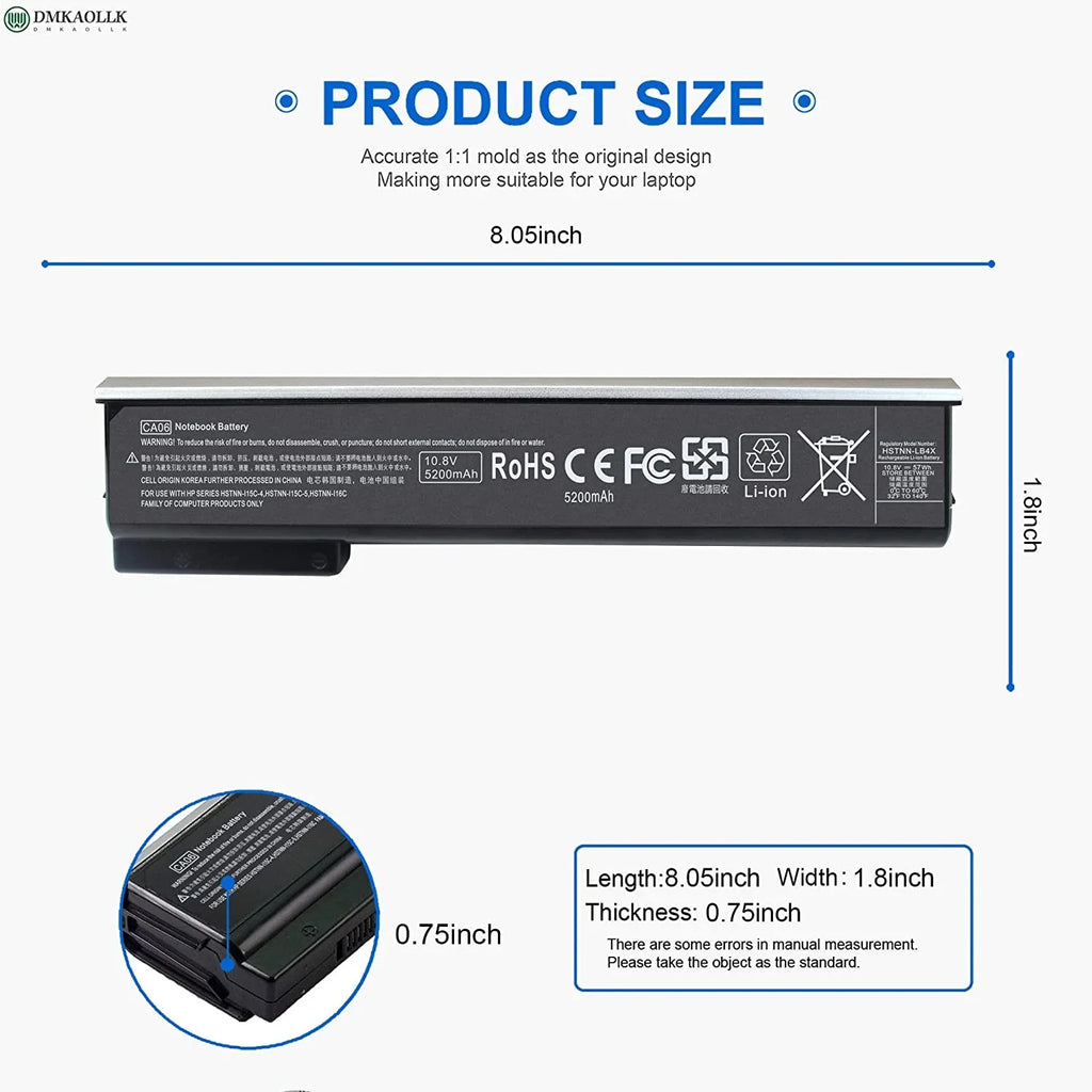 CA06 CA06XL Notebook y for HP ProBook 640 650 645 655 G1 G0 718677-421 718678-421 718755-001 718756-001