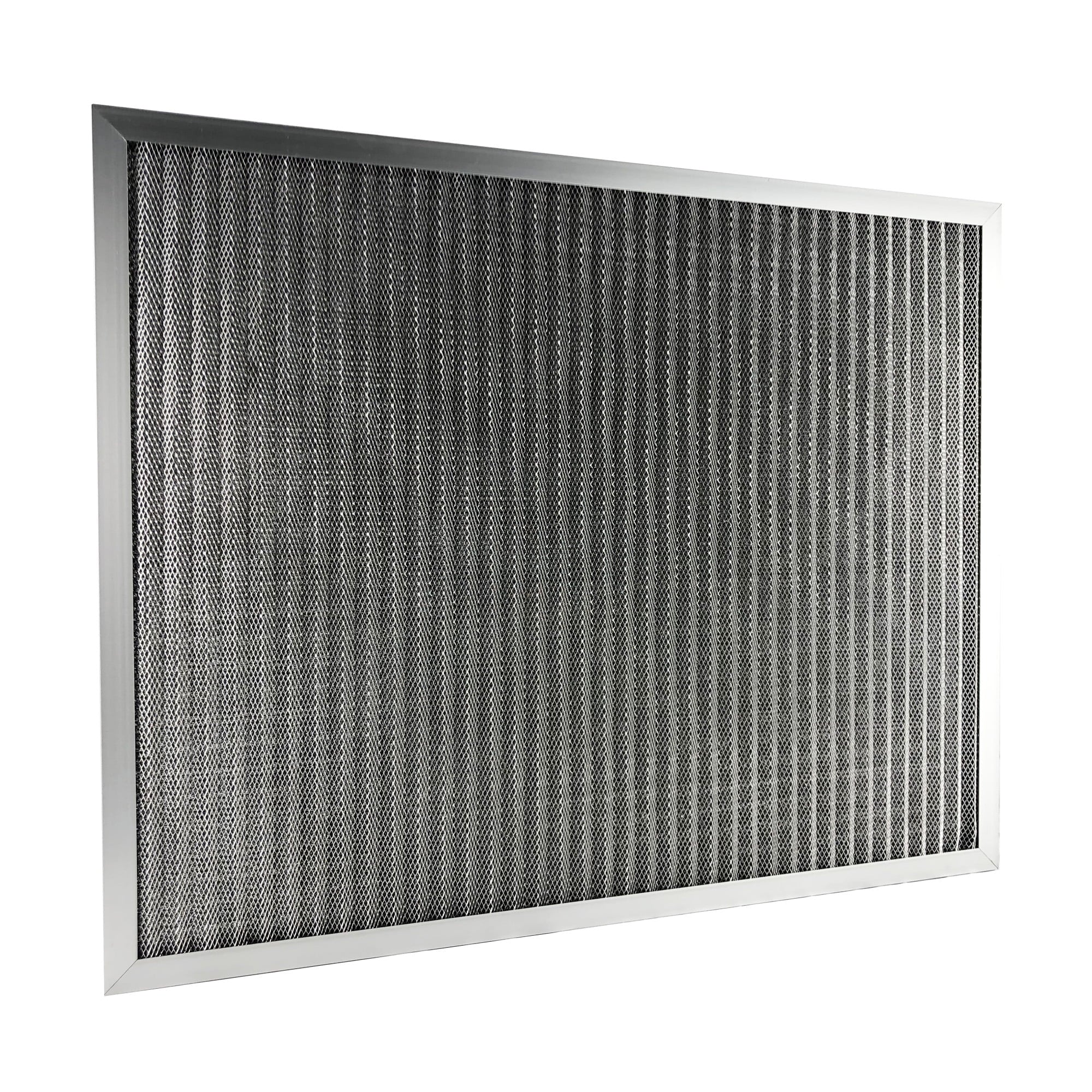 Aulnay Aluminum Electrostatic Air Filter (18" x 24" x1"), Furnace Central AC Filter, Washable Metal HVAC Air Filter