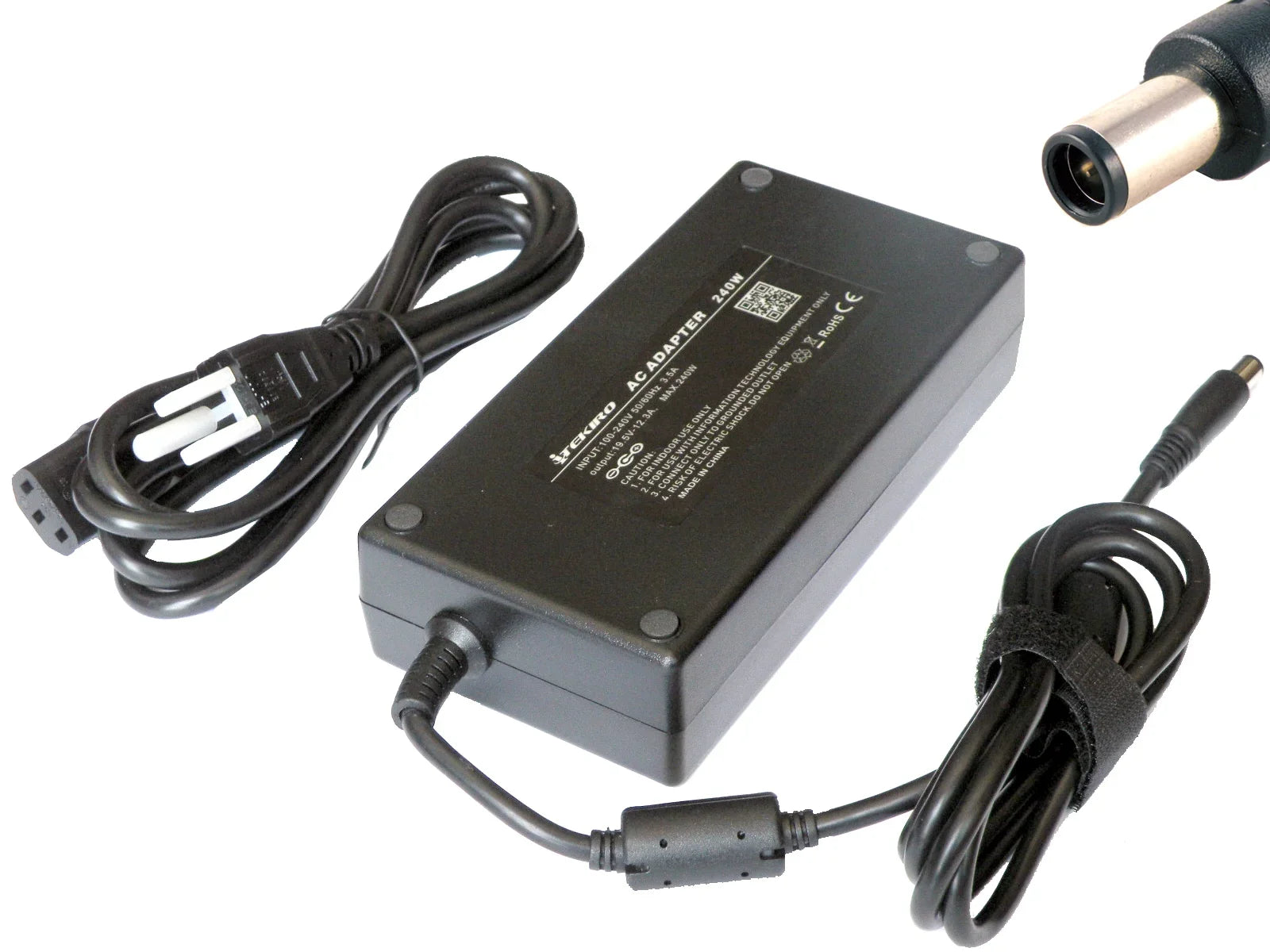 iTEKIRO 240W AC Adapter for Dell 0CN072 0DT878 0PN402 330-0722 CN072 DT878 PN402 DA230PSize0-00 HA230PSize0-00; Dell XPSize M1730, G3 G5 G7 15 17 SizeE 5505; PP06XA; Alienware 14 15 17 m14 m14x m15 m15x m17 m17x