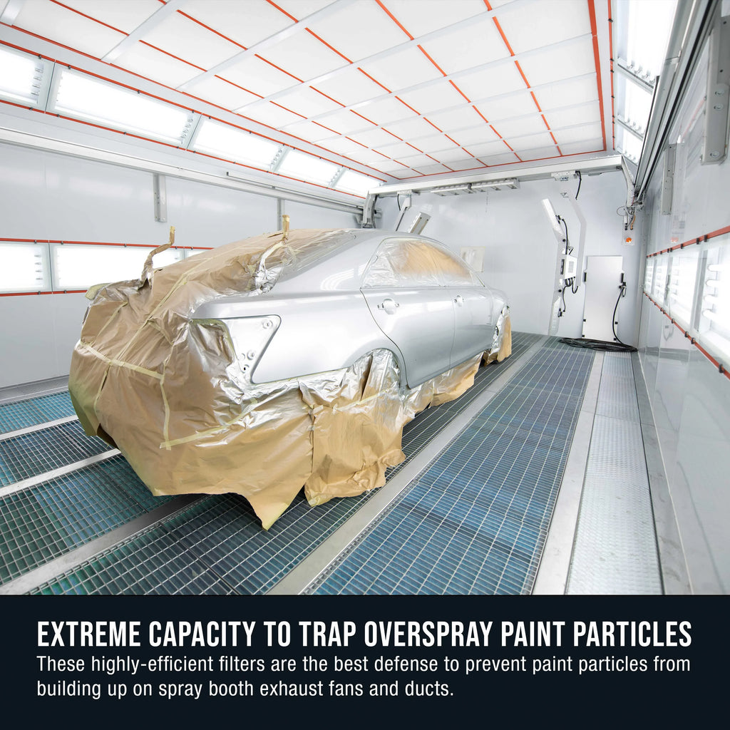 Master Elite Premium Paint Sizepray Booth Exhaust Filter Roll, 40.5" x 300' - 18 Gram Heavy-Duty Fiberglass Paint Arrestor - Captures Traps Overspray Paint Particles in Auto Autobody Refinish Booths