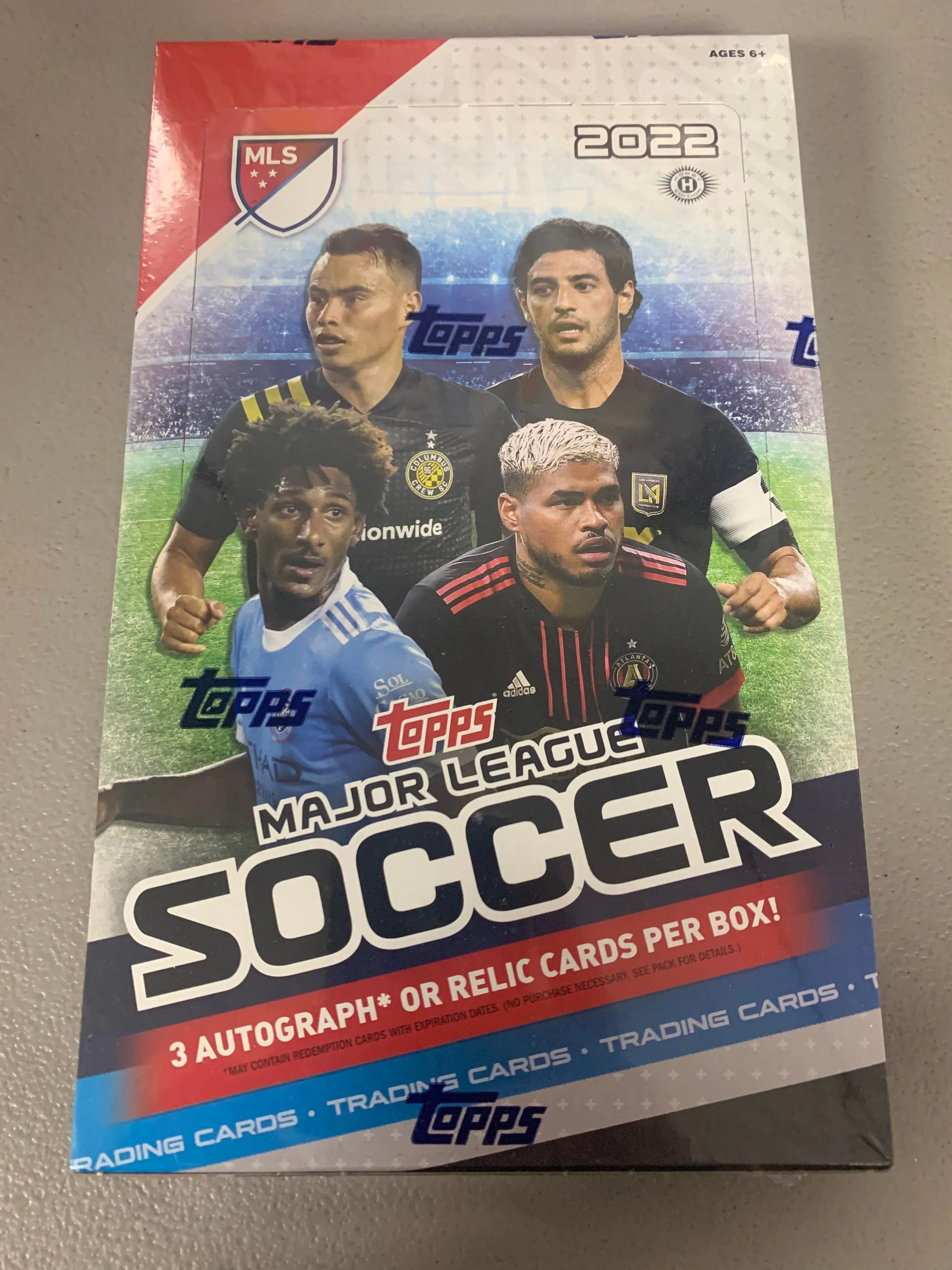Topps Major League Sizeoccer 2022 Hobby Box